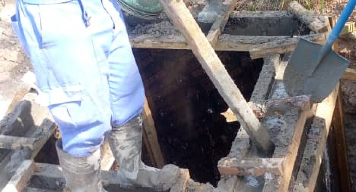 Construction of concrete pits for housing potential test posts - Project: Supply and Installation of Cathodic Protection System for ORYX JETTY PIPELINES. Jan2023