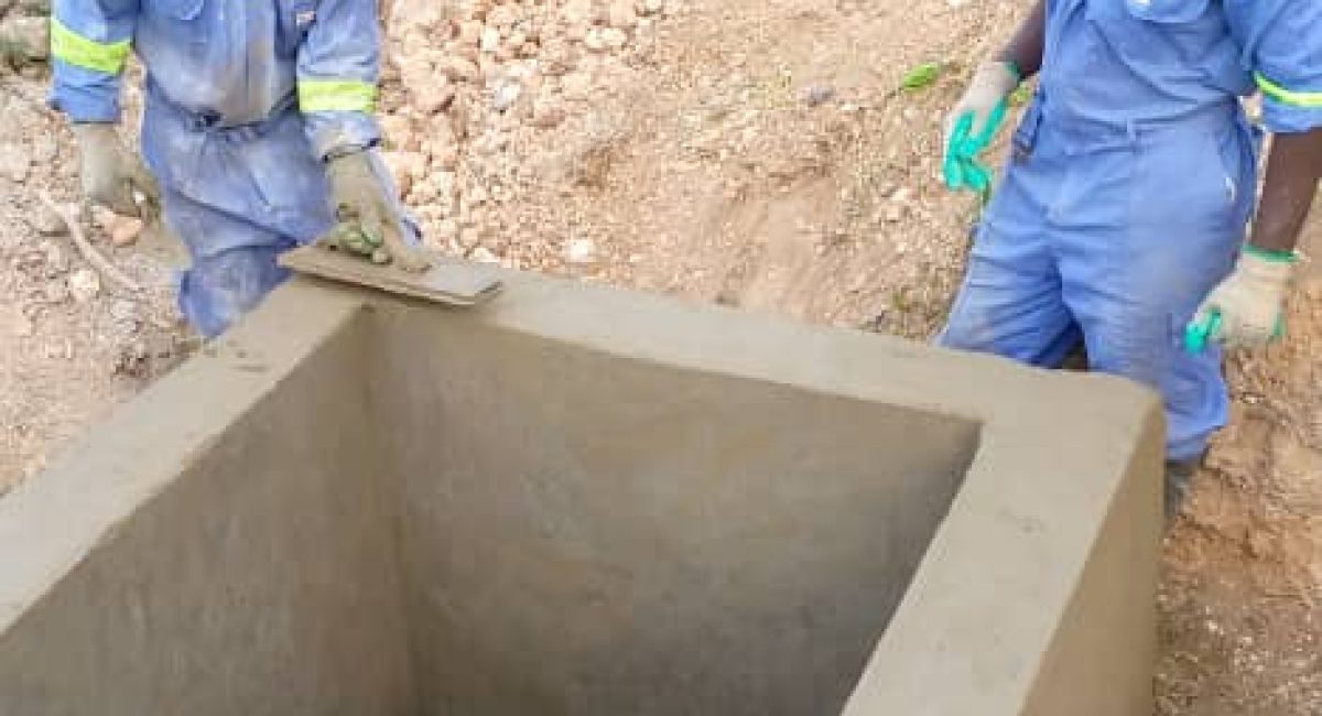 Construction of concrete pits for housing potential test posts - Project: Supply and Installation of Cathodic Protection System for ORYX JETTY PIPELINES. Jan2023